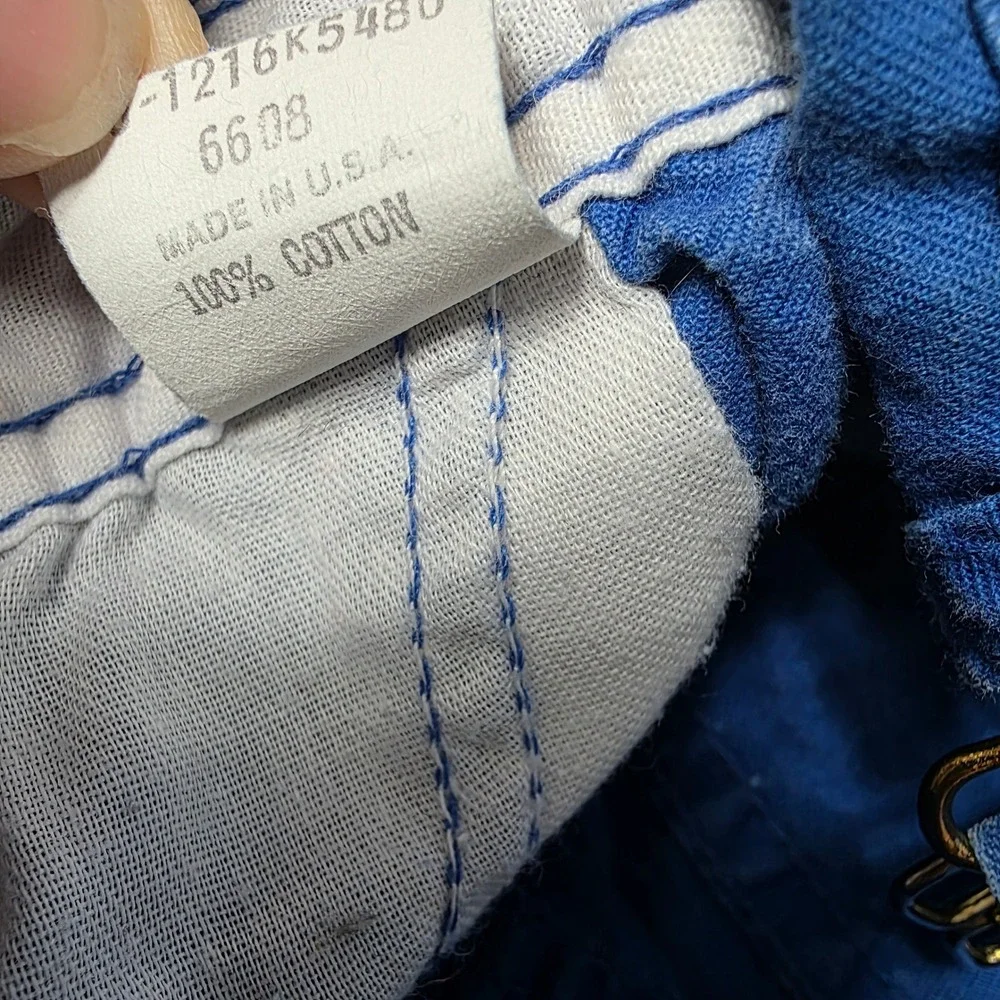 Vintage OshKosh B'gosh Blue Overalls Baby Size 12 Months